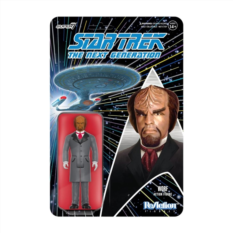 Star Trek: The Next Generation - Worf (Holmes) ReAction 3.75" Action Figure/Product Detail/Figurines