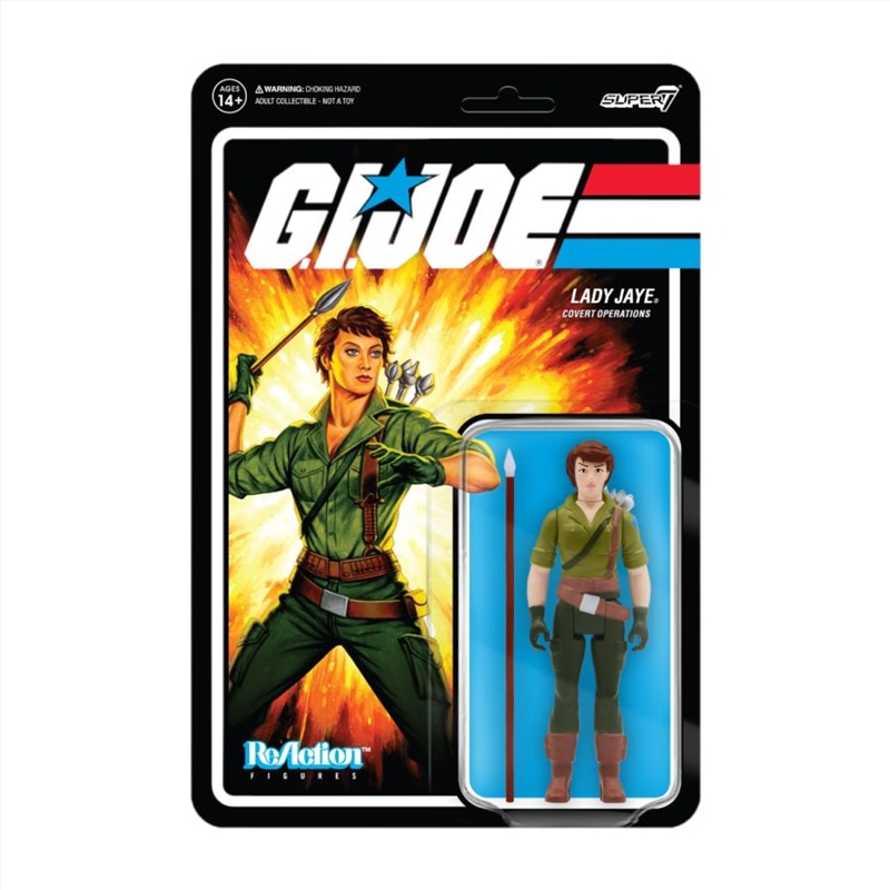 G.I. Joe - Lady Jaye ReAction 3.75" Action Figure/Product Detail/Figurines