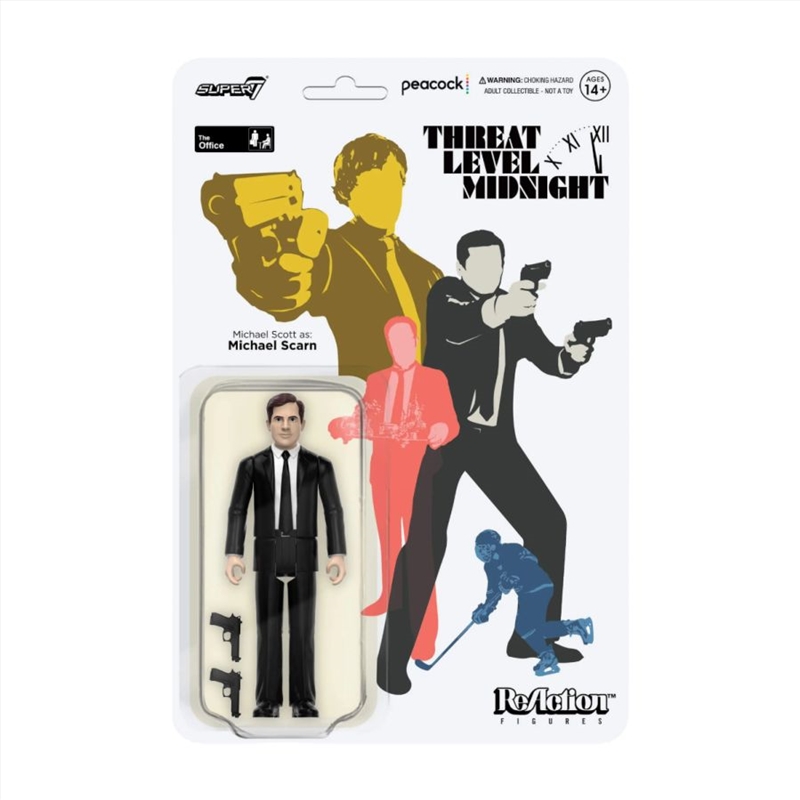 The Office - Michael Scarn (Threat Level Midnight) ReAction 3.75" Action Figure/Product Detail/Figurines