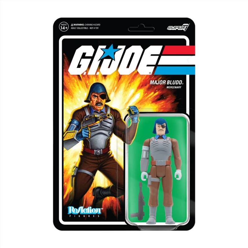 G.I. Joe - Major Bludd ReAction 3.75" Action Figure/Product Detail/Figurines