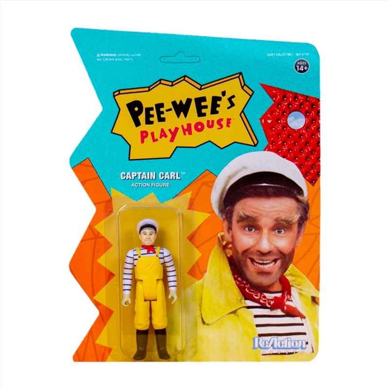 Pee-Wee's Playhouse - Captain Carl ReAction 3.75" Action Figure/Product Detail/Figurines