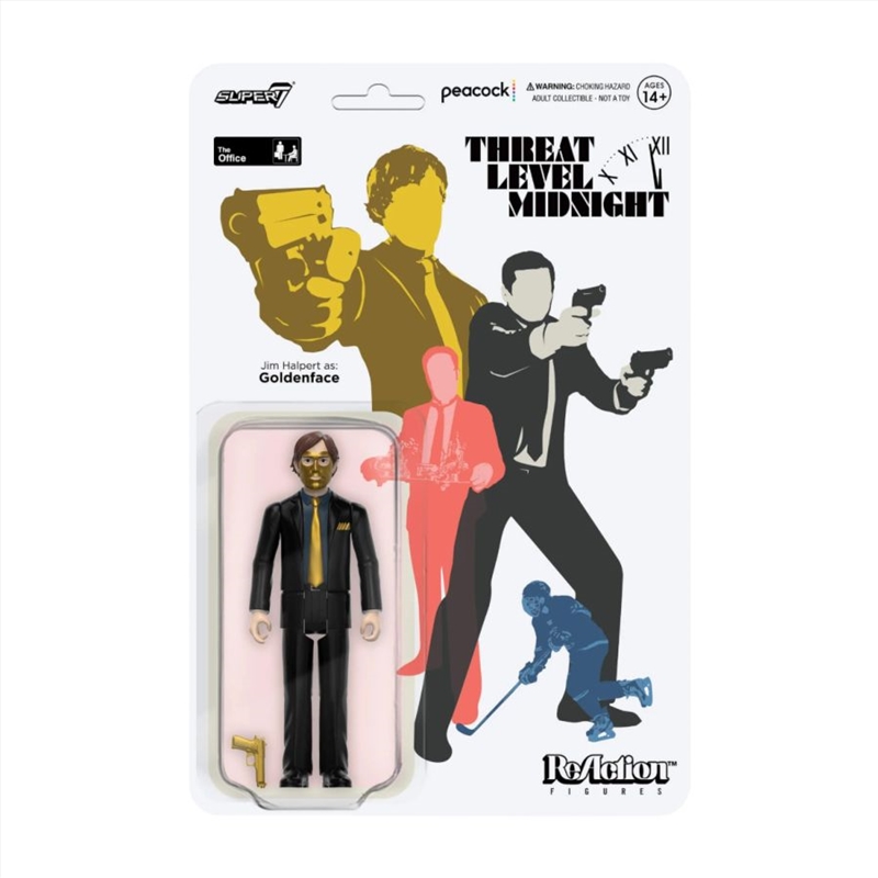 The Office - Goldenface (Threat Level Midnight) ReAction 3.75" Action Figure/Product Detail/Figurines