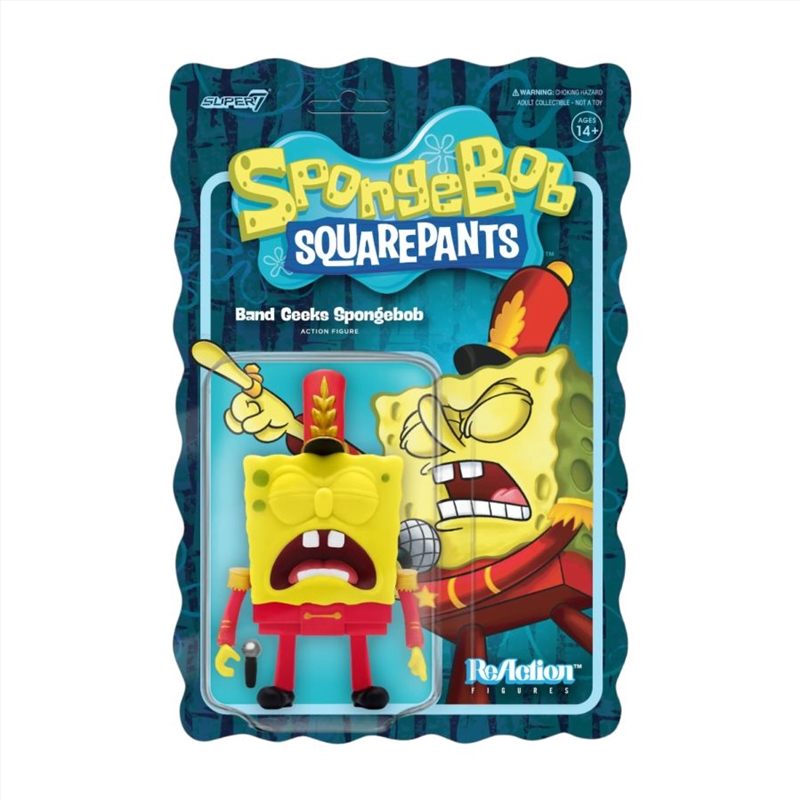 SpongeBob SquarePants - Band Geeks SpongeBob ReAction 3.75" Action Figure/Product Detail/Figurines