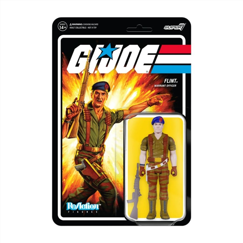 G.I. Joe - Flint ReAction 3.75" Action Figure/Product Detail/Figurines