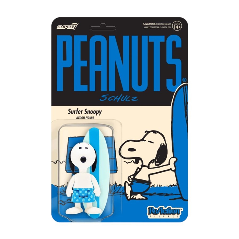 Peanuts - Surfer Snoopy ReAction 3.75" Action Figure/Product Detail/Figurines