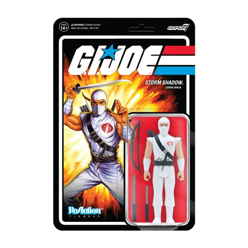 G.I. Joe - Storm Shadow ReAction 3.75" Action Figure/Product Detail/Figurines