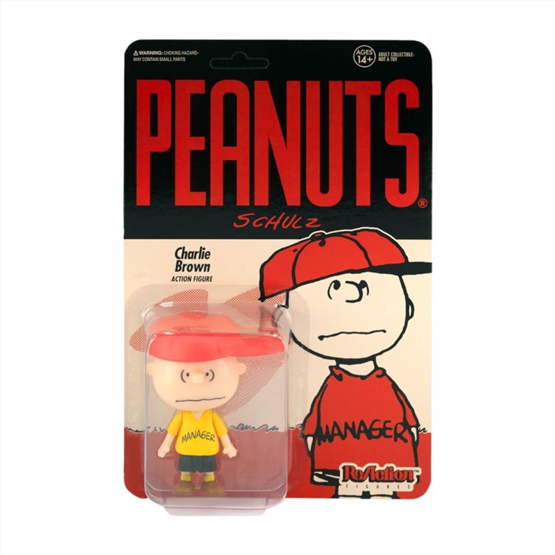 Peanuts - Manager Charlie Brown ReAction 3.75" Action Figure/Product Detail/Figurines