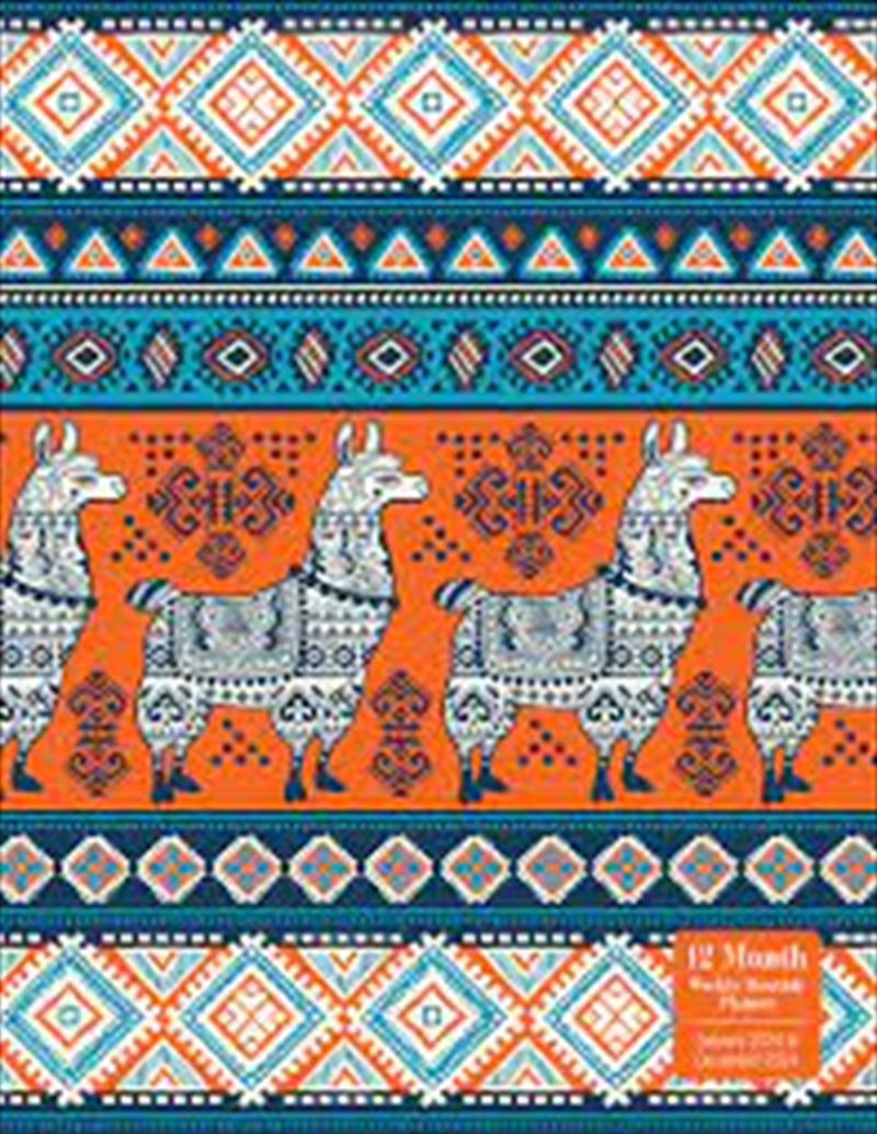 Patterned Llamas 2024 Diary/Product Detail/Calendars & Diaries