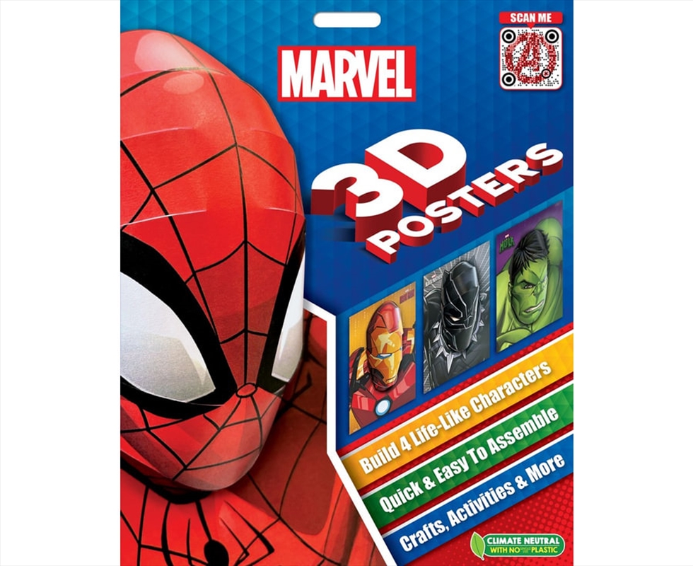 Marvel: Build-Your-Own 3D Wall Poster/Product Detail/Kids Activity Books