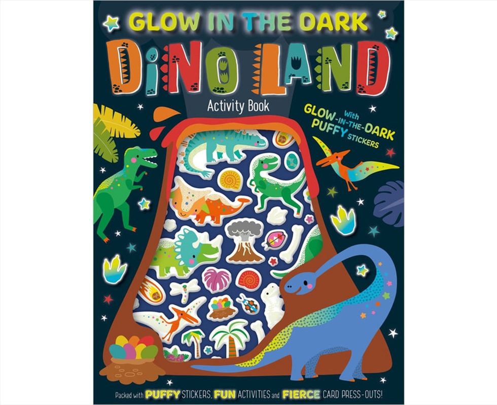 Glow In The Dark Dino Land Activity Book/Product Detail/Childrens