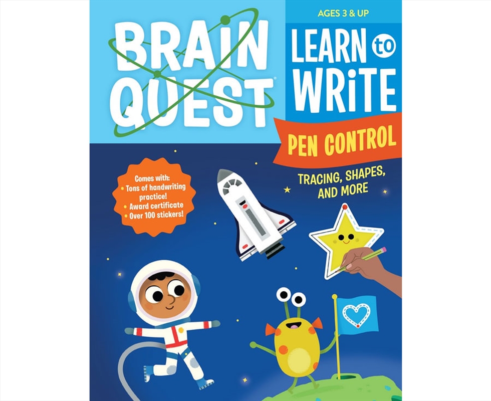 Brain Quest Learn to Write: Pen Control, Tracing, Shapes, and More/Product Detail/Children