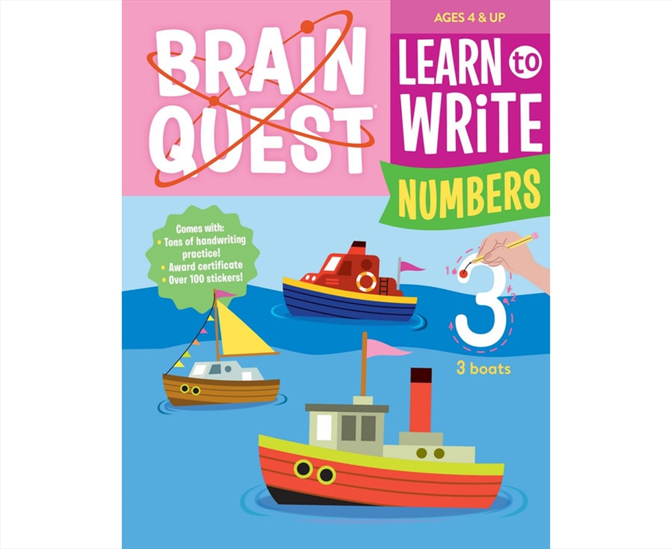 Brain Quest Learn to Write: Numbers/Product Detail/Children