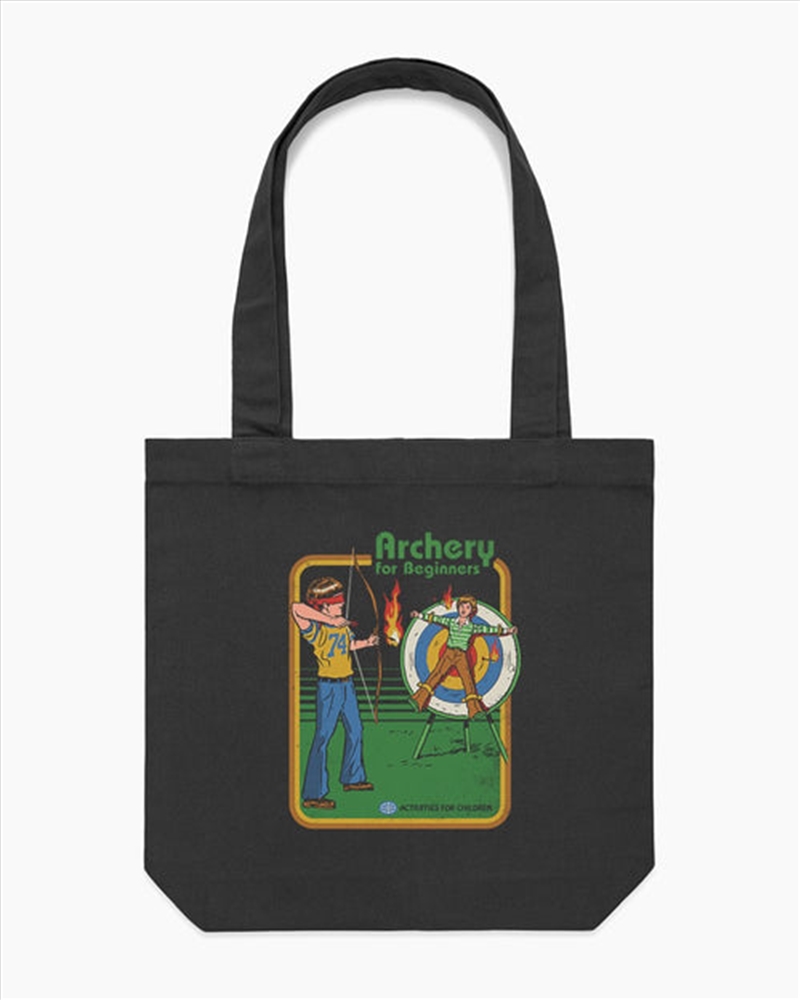 Archery For Beginners Tote Bag - Black/Product Detail/Bags