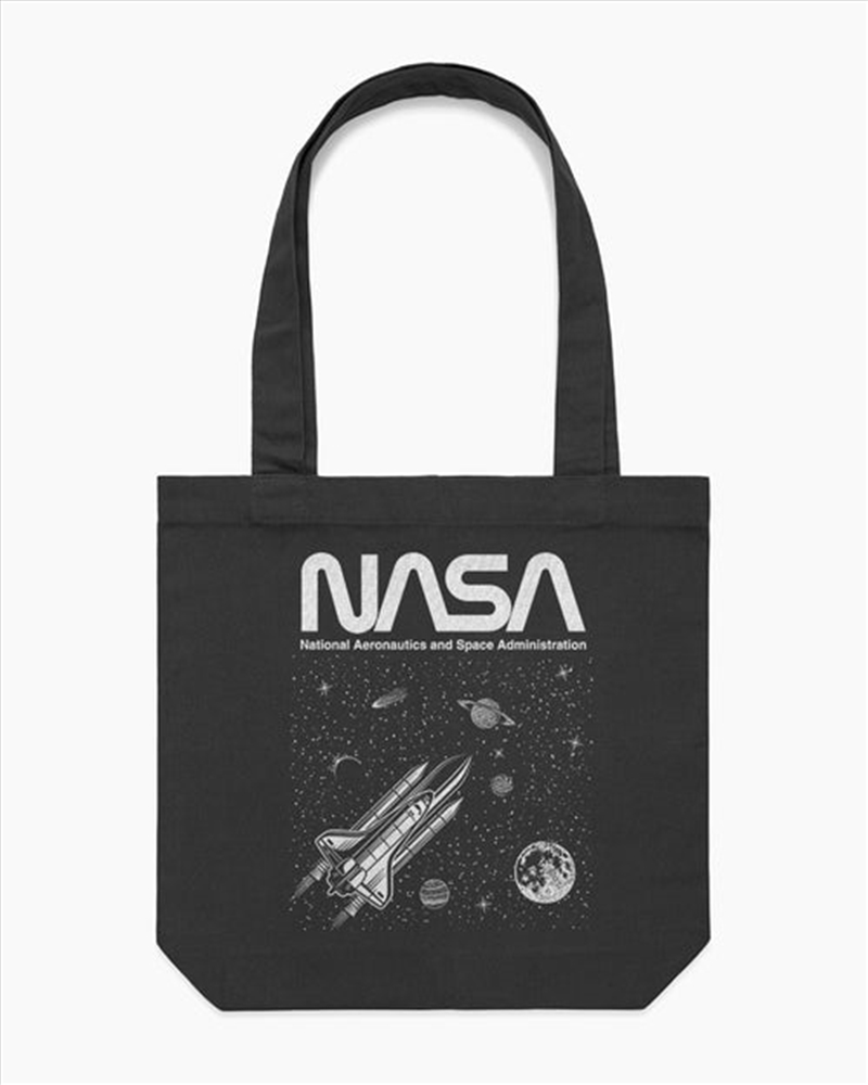 Nasa Galaxy Tote Bag - Black/Product Detail/Bags