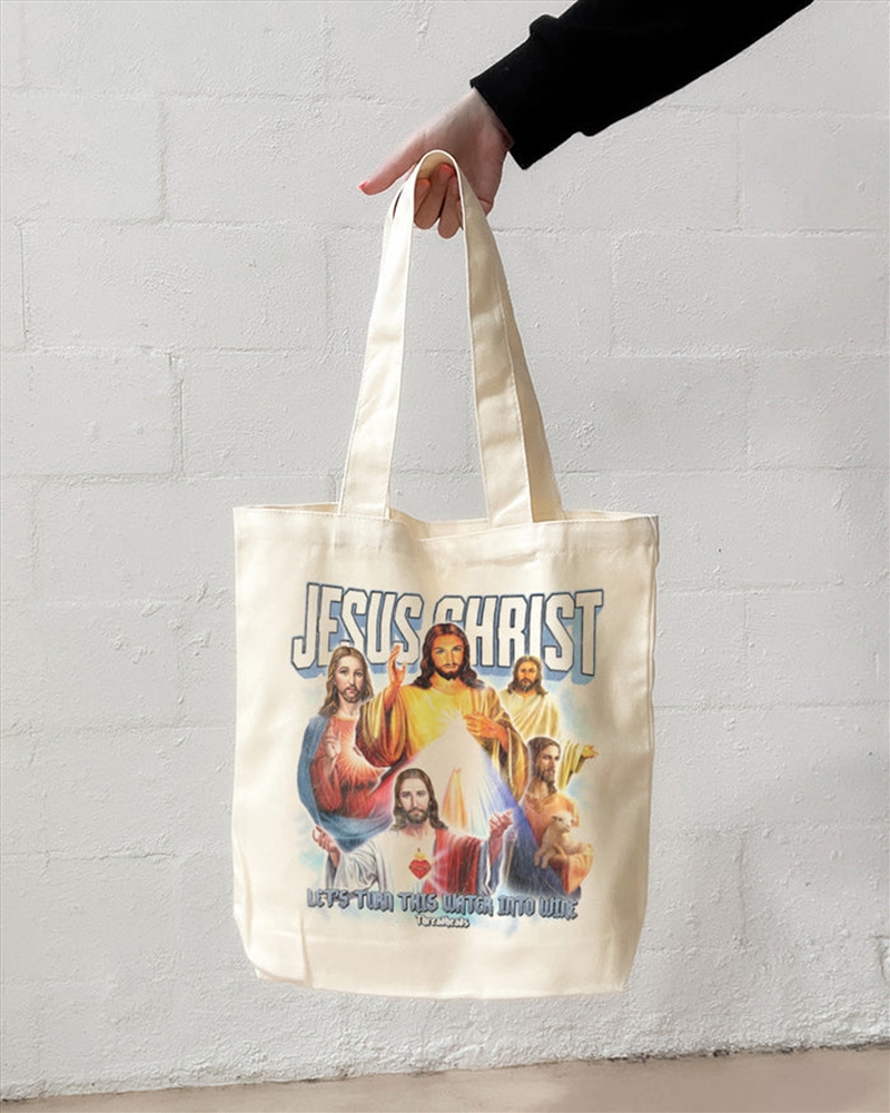 Jesus Christ Tote Bag - Natural/Product Detail/Bags