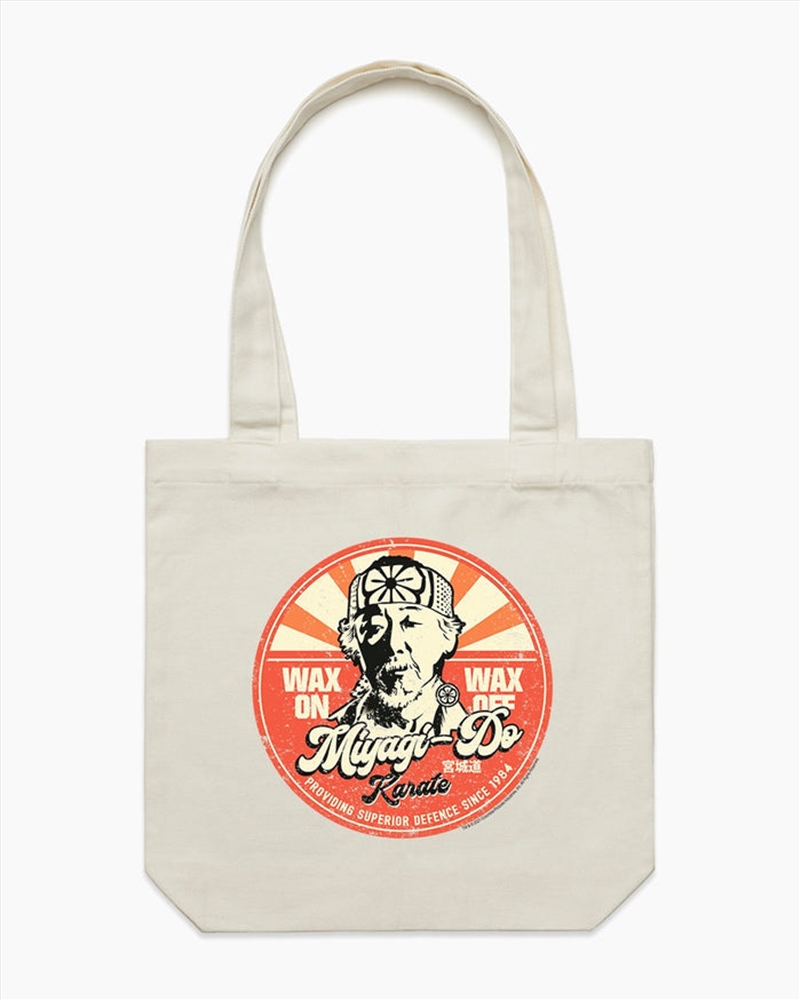 Miyagi Wax On Wax Off Tote Bag - Natural/Product Detail/Bags