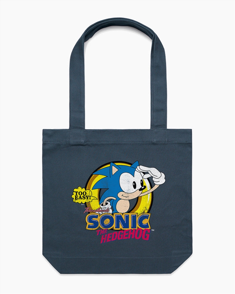 Buy Sonic Too Easy Tote Bag - Petrol Blue Online | Sanity