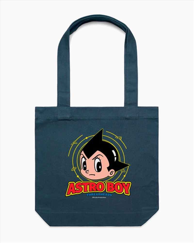 Astro Boy Space Head Tote Bag - Petrol Blue/Product Detail/Bags