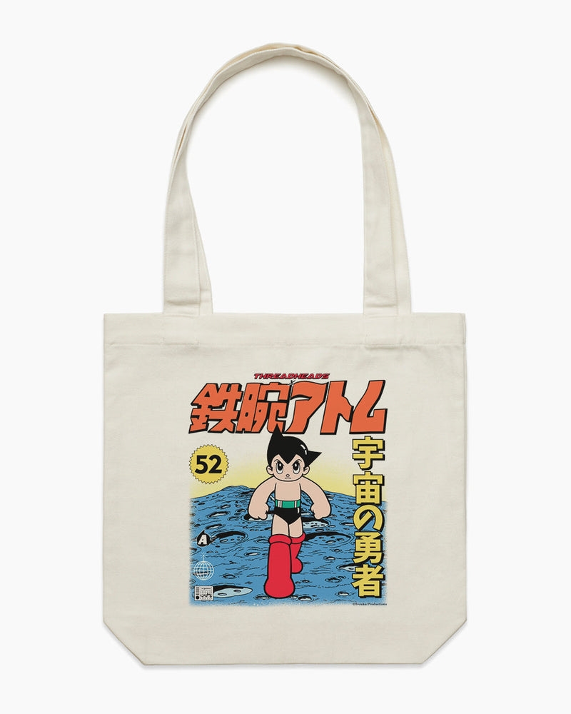 Astro Boy Moon Tote Bag - Natural/Product Detail/Bags