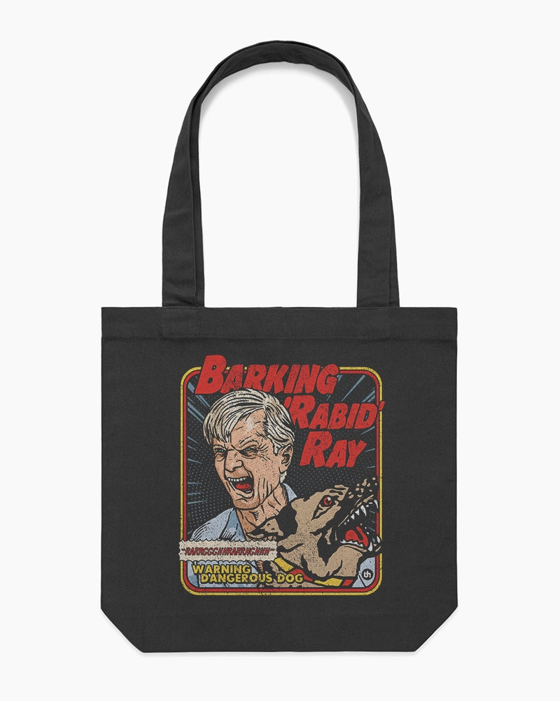 Barking Rabid Ray Tote Bag - Black/Product Detail/Bags