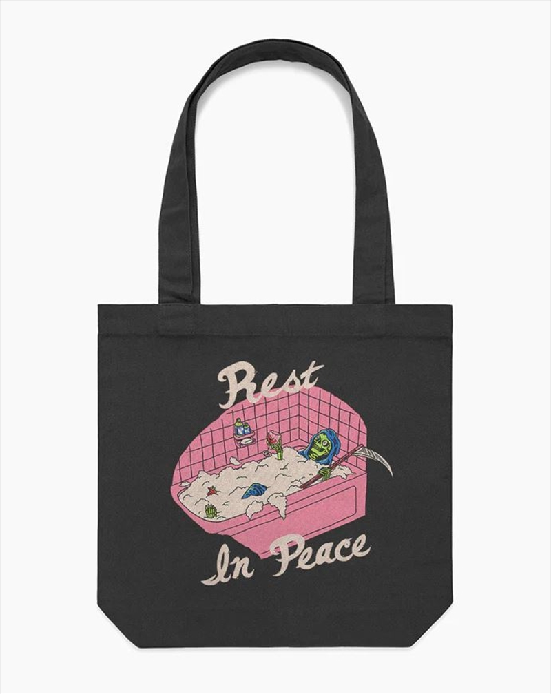 Rest In Peace Tote Bag - Black/Product Detail/Bags