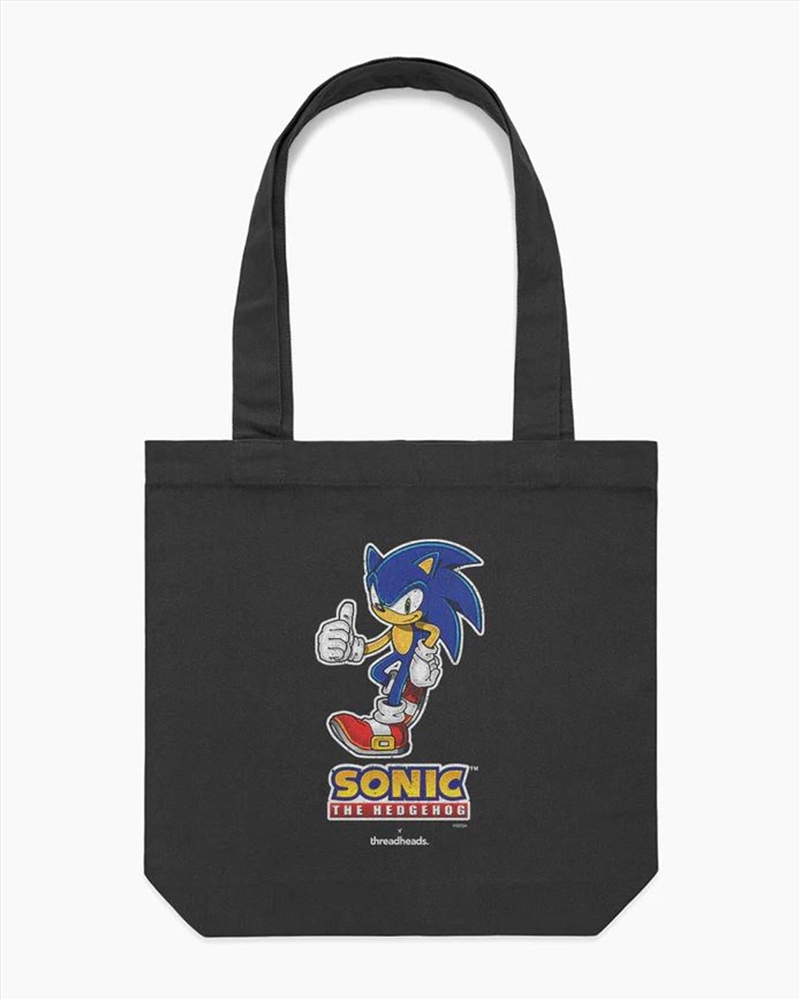 Buy Sonic The Hedgehog Tote Bag - Black Online | Sanity