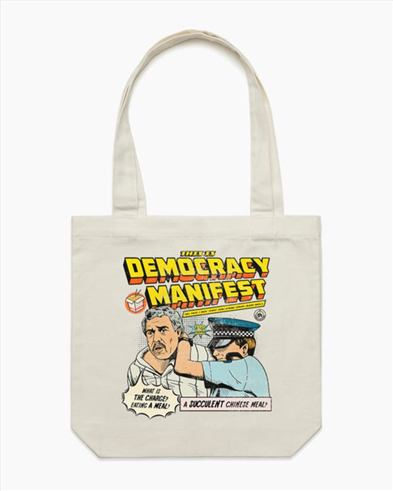 This Is Democracy Manifest Tote Bag - Natural/Product Detail/Bags