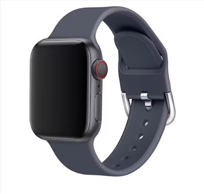 Apple iWatch Silicone Replacement Band - Dark Blue Grey/Product Detail/Watches