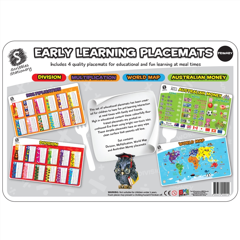 Early Learner Placemats - Primary/Product Detail/Stationery