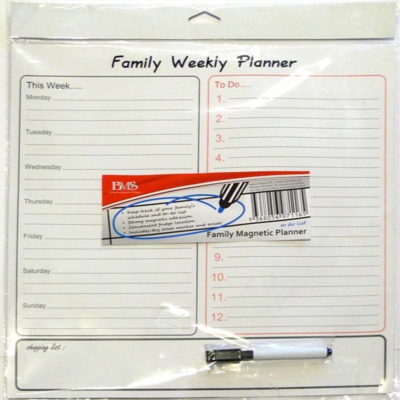 Family Weekly Planner/Product Detail/Stationery