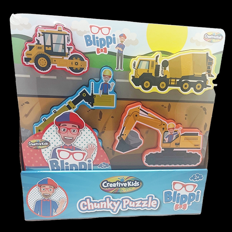 Blippi Wooden Puzzle Assorted/Product Detail/Jigsaw Puzzles