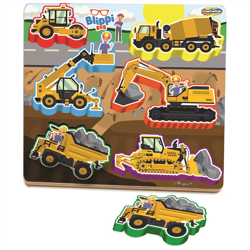 Blippi Construction Vehicles Puzzle/Product Detail/Jigsaw Puzzles