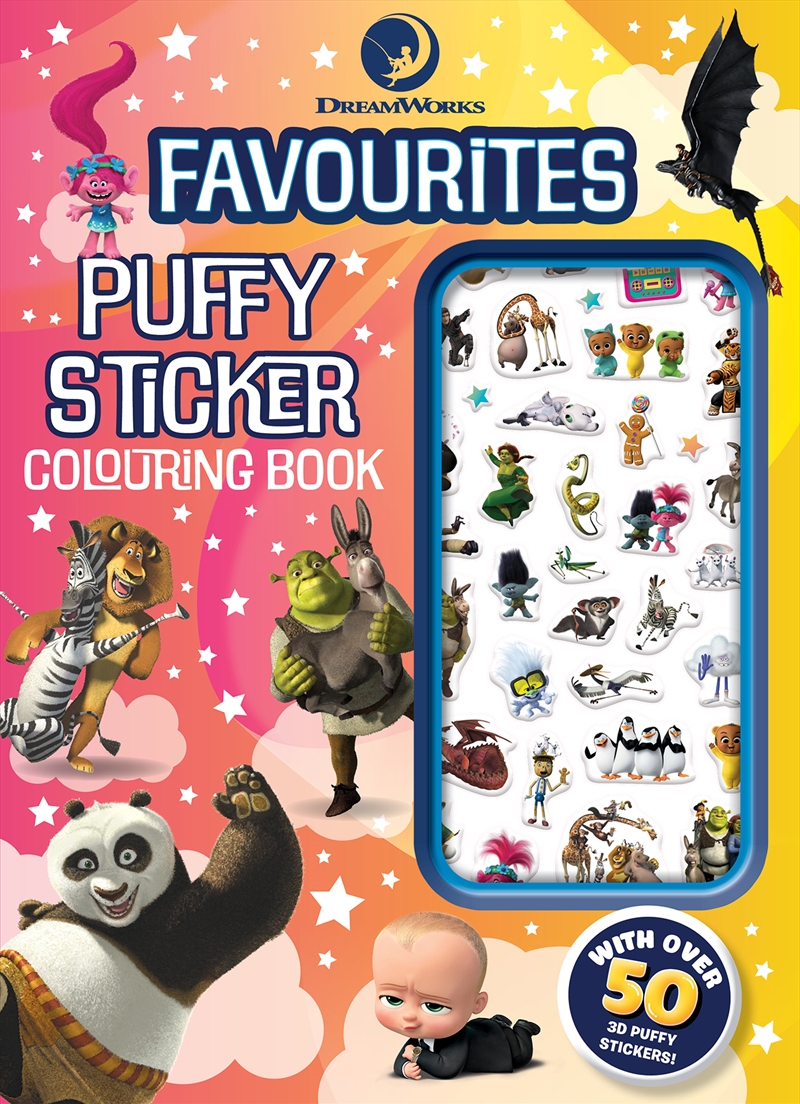 Disney 100: Puffy Sticker Colouring Book