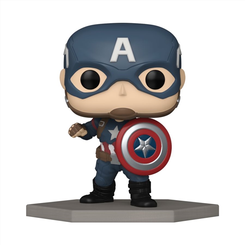 Captain America 3: Civil War - Captain America US Exclusive Build-A-Scene Pop! Vinyl [RS]/Product Detail/Movies