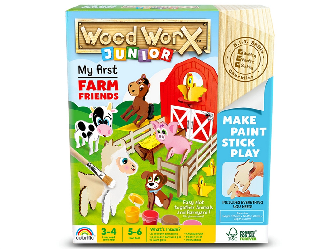 Wood Worx Junior Farm Friends/Product Detail/Arts & Craft