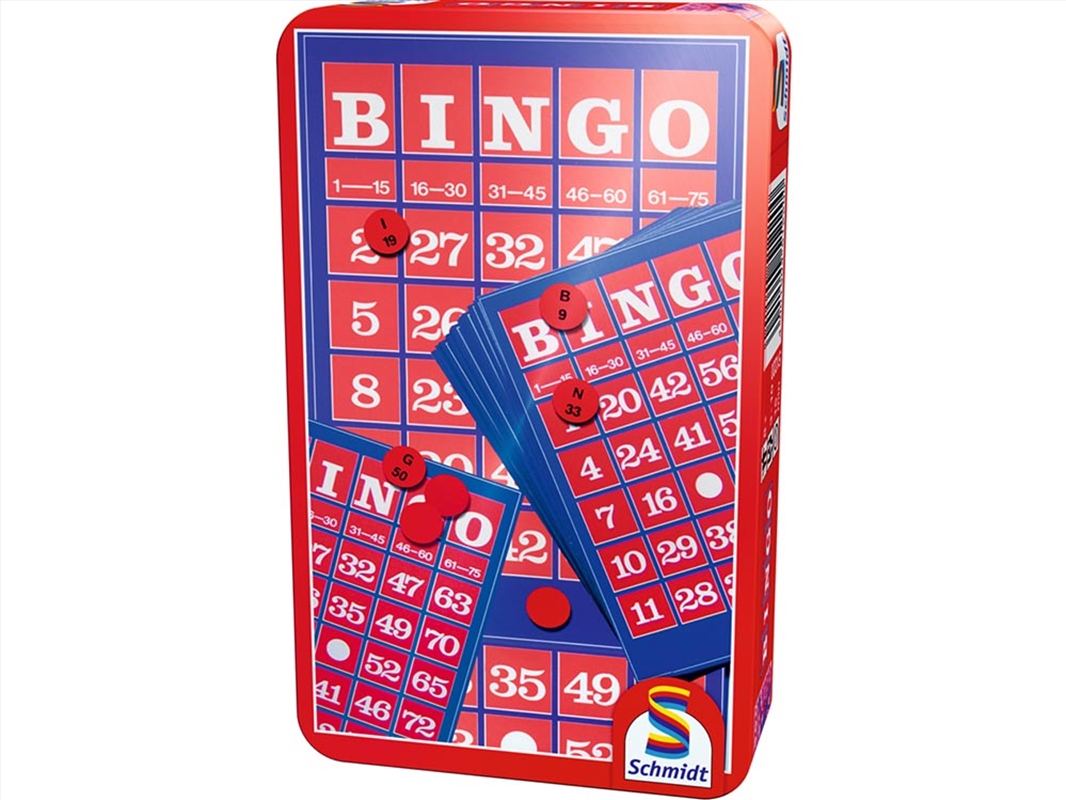 Bingo,In Tin (Schmidt)/Product Detail/Card Games