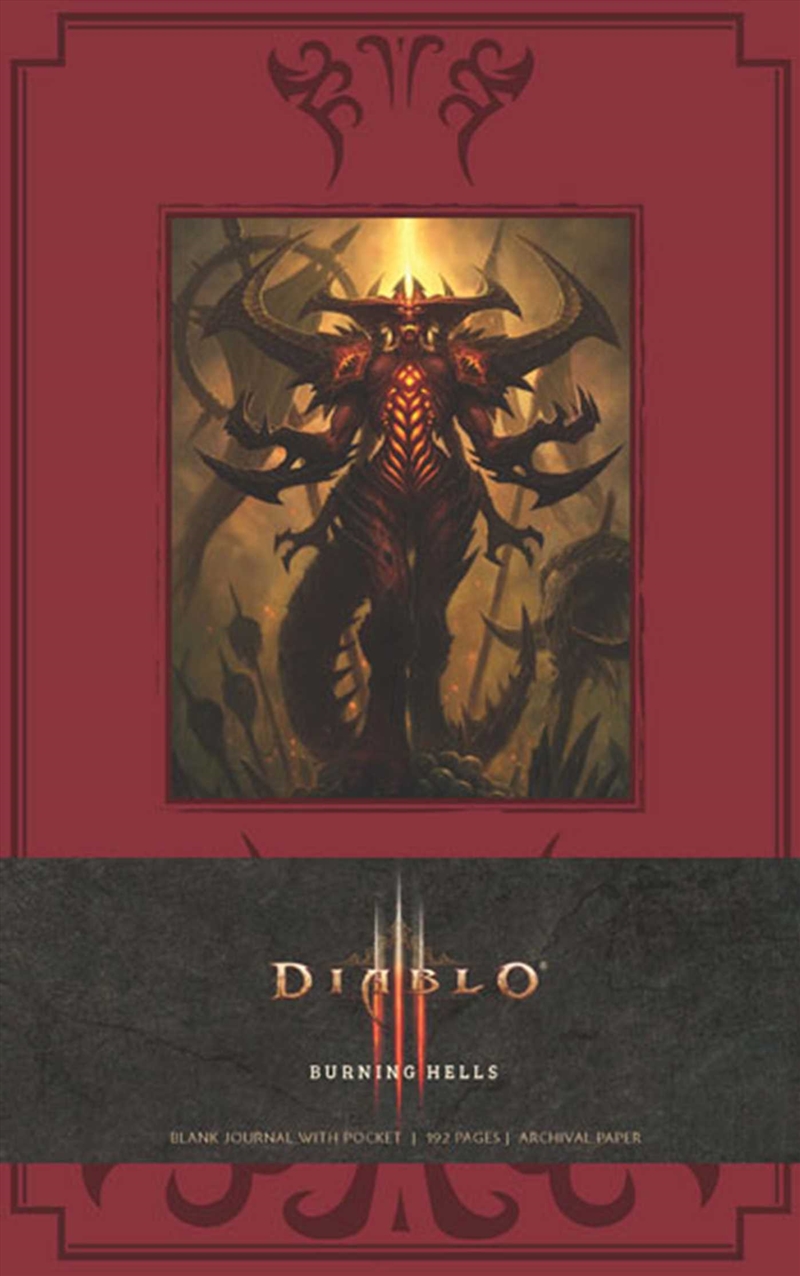 Diablo Burning Hells Hardcover Blank Journal/Product Detail/Notebooks & Journals