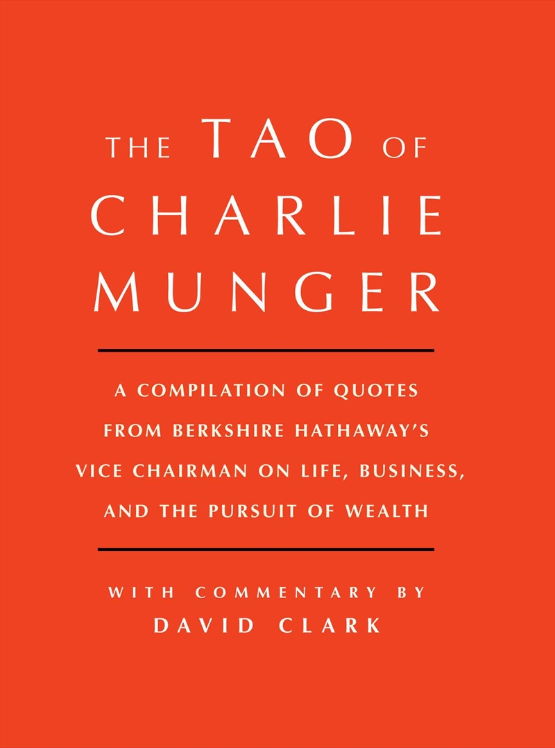 Tao of Charlie Munger/Product Detail/Business Leadership & Management