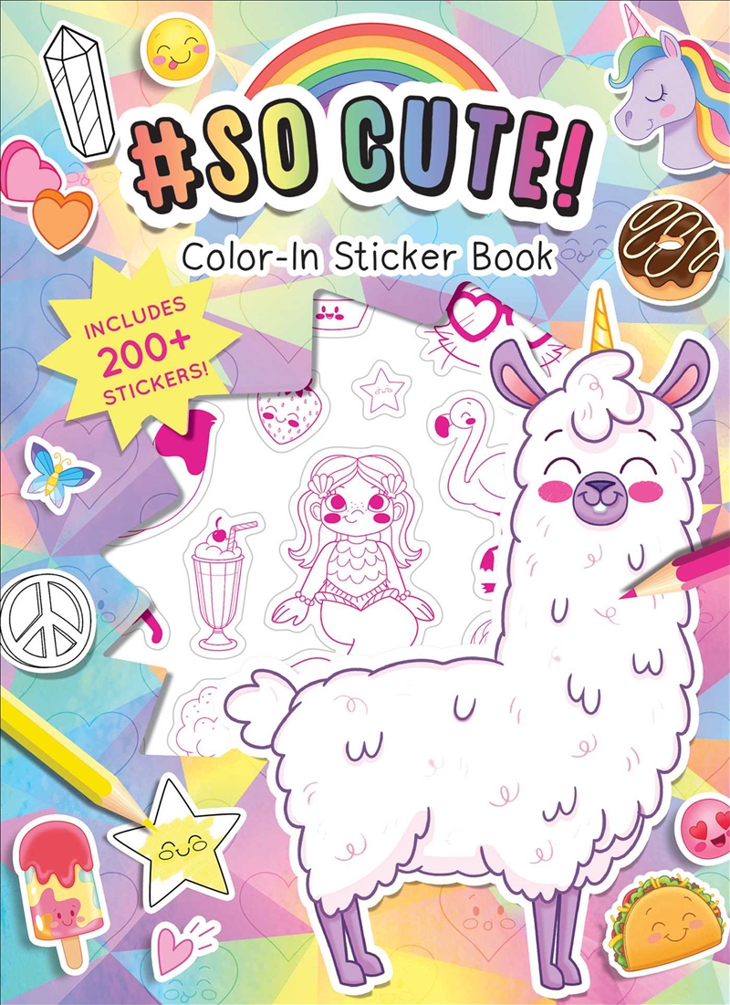 #SoCute! Color-In Stickers/Product Detail/Childrens Fiction Books