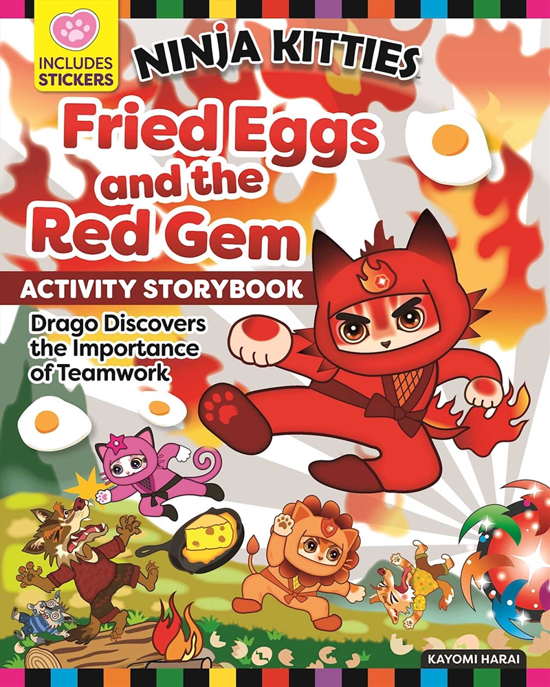 Ninja Kitties Fried Eggs and the Red Gem Activity Storybook/Product Detail/Kids Activity Books