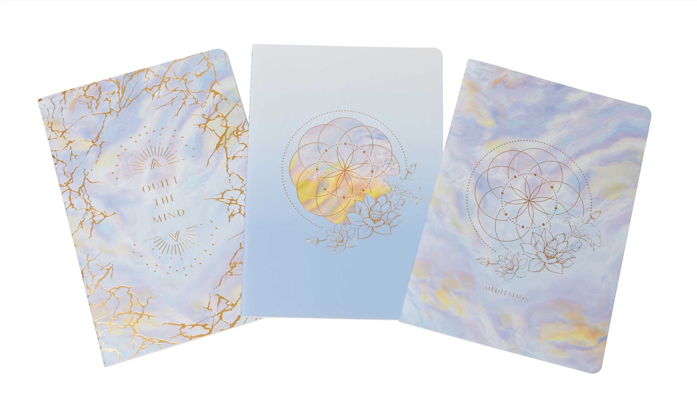 Meditation Sewn Notebook Collection (Set of 3)/Product Detail/Notebooks & Journals