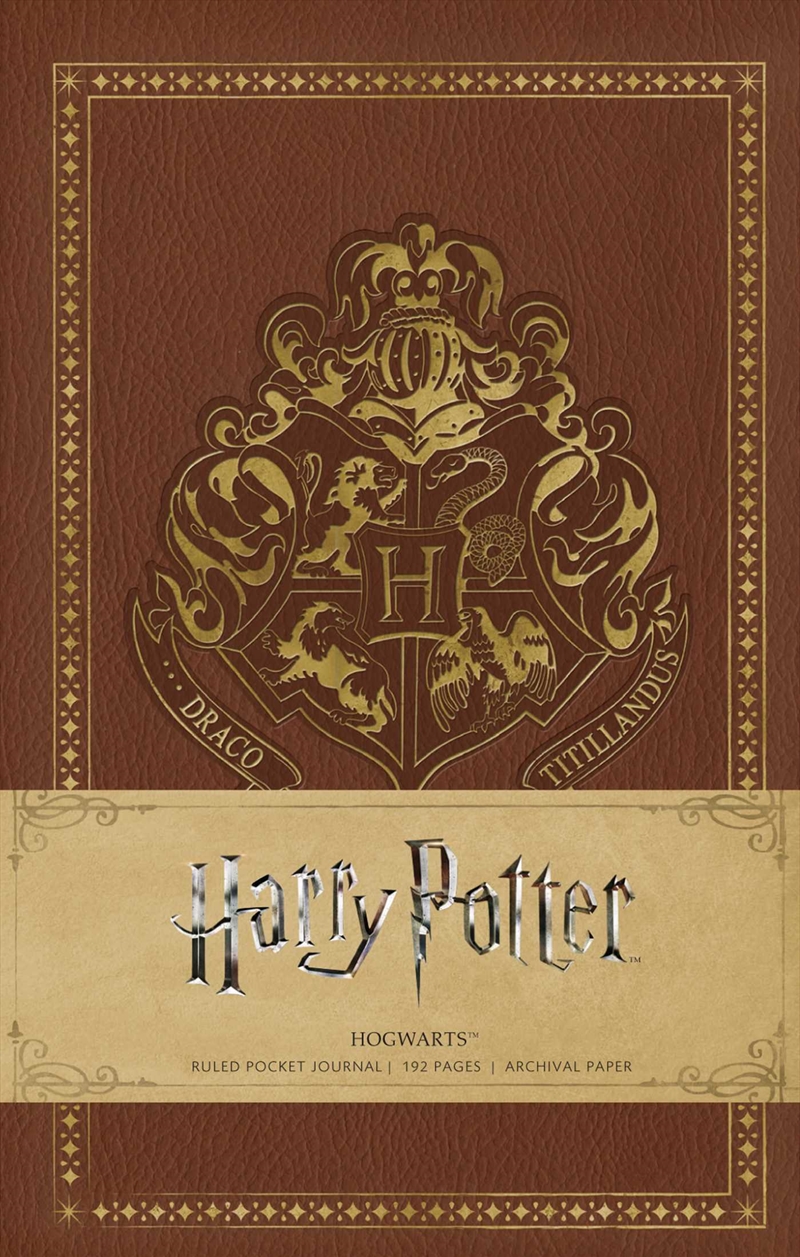 Harry Potter: Hogwarts Ruled Pocket Journal/Product Detail/Notebooks & Journals