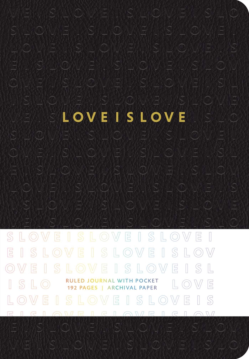 Love is Love Hardcover Ruled Journal/Product Detail/Notebooks & Journals