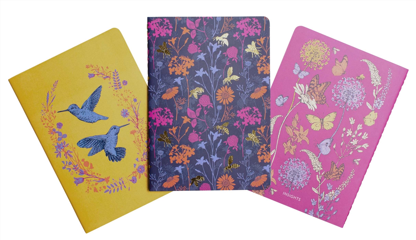 Pollinators Sewn Notebook Collection (Set of 3)/Product Detail/Notebooks & Journals