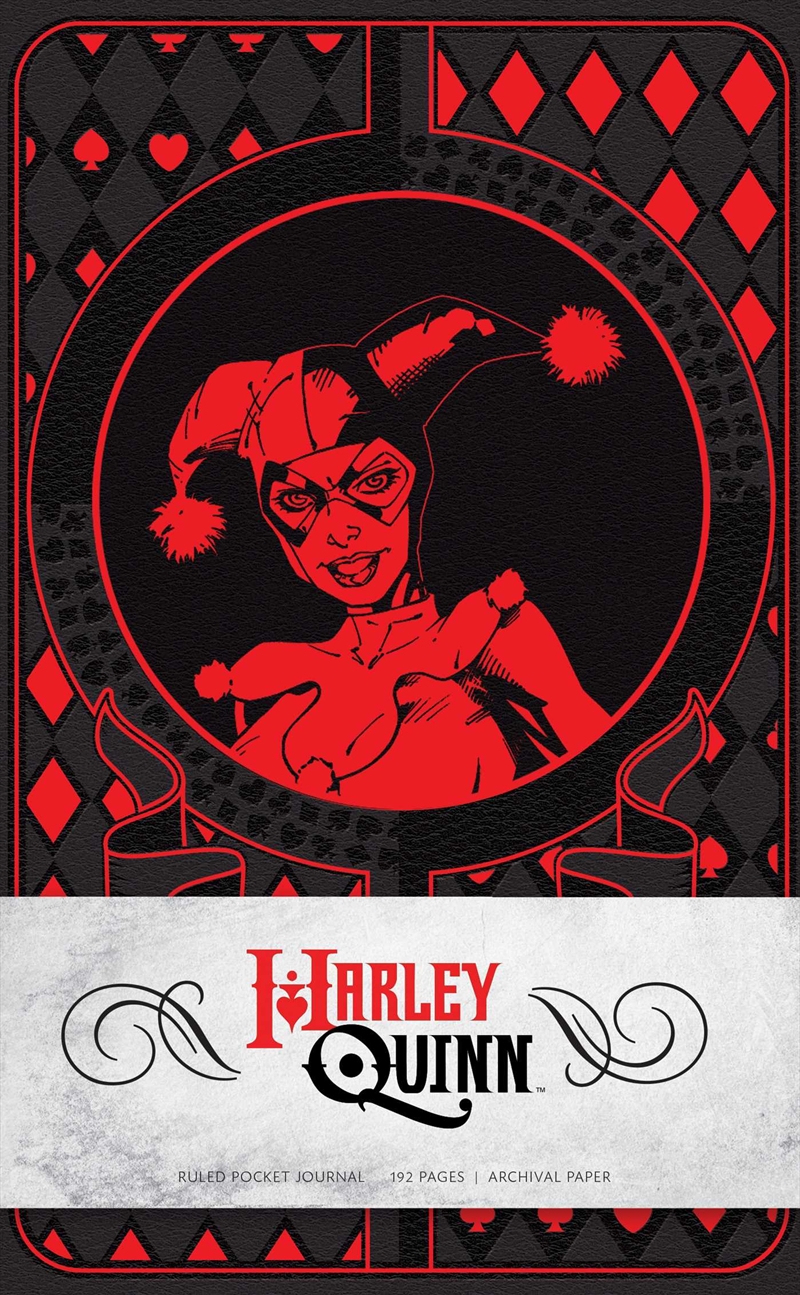 Harley Quinn Ruled Pocket Journal/Product Detail/Notebooks & Journals