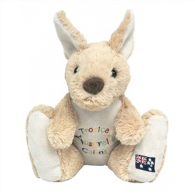 20cm Kangaroo W/Embroidery - Cairns/Product Detail/Plush Toys