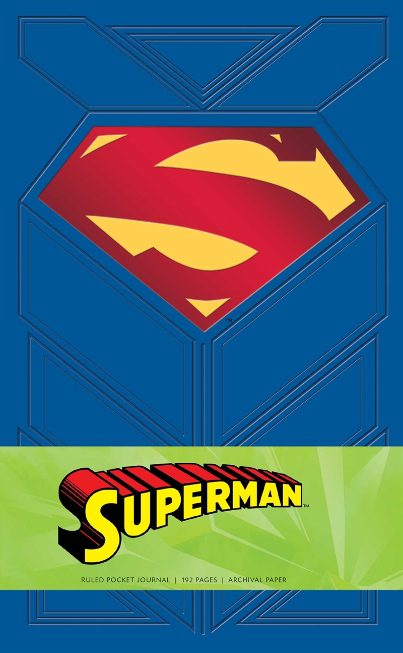 Superman Ruled Pocket Journal/Product Detail/Notebooks & Journals