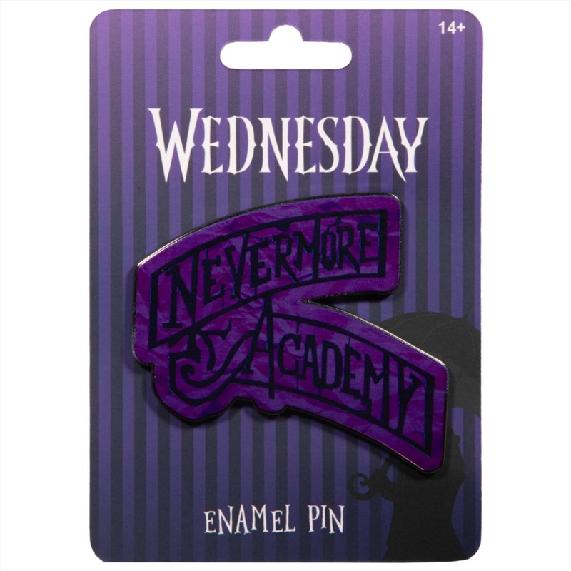 Wednesday - Nevermore Academy Pin/Product Detail/Buttons & Pins