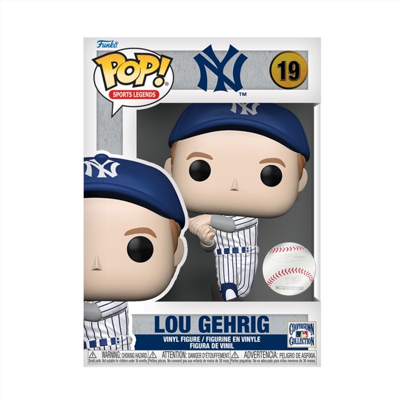 MLB: Legends - Lou Gehrig Pop! Vinyl/Product Detail/Sport