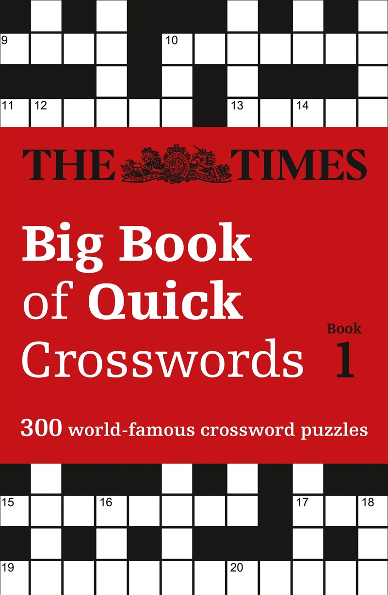 Times Big Book Of Quick Crosswords 1/Product Detail/Adults Activity Books